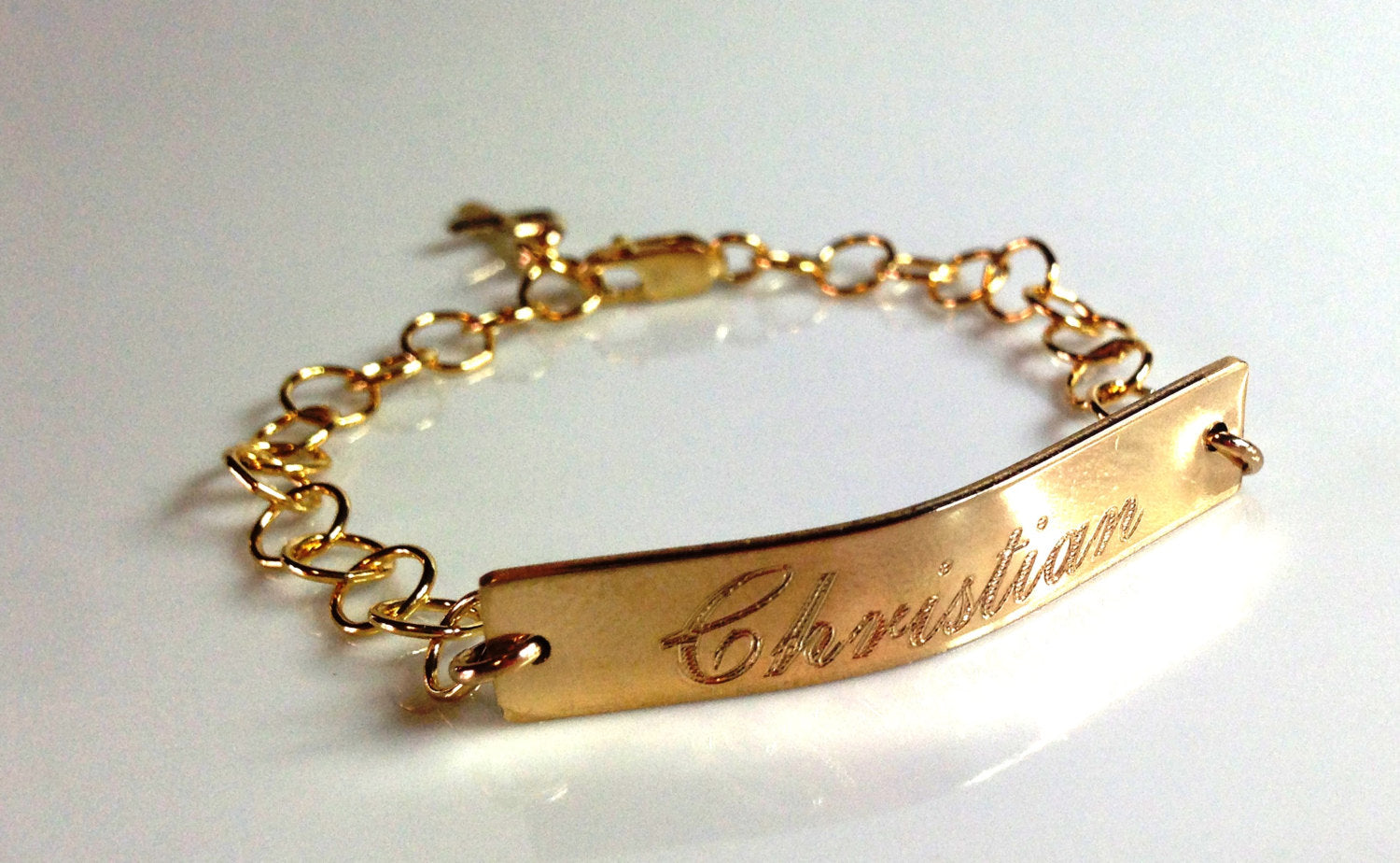 Personalized Crystal Name Children Bracelet,Birthstone Name Bracelet,B –  YMCJEWELRY