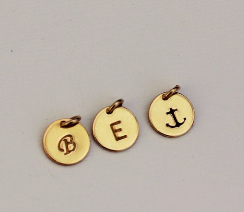 Add a small personalized disc to your order - only with Lilladesigns orders
