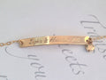 Engraved Bracelet Nameplate Bracelet Skinny Gold Bar Bracelet Personalized Jewelry Initials Sterling Silver bar  Wedding Gift bridesmaid