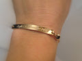 Engraved Bracelet Nameplate Bracelet Skinny Gold Bar Bracelet Personalized Jewelry Initials Sterling Silver bar  Wedding Gift bridesmaid