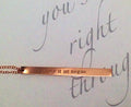 Custom Coordinate Necklace - Rose Gold Coordinate Necklace - Vertical bar -Longitude Necklace, Latitude Engraved Gold Bar Necklace