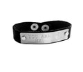 Men's Coordinate  Leather Engraved Cuff - LillaDesigns