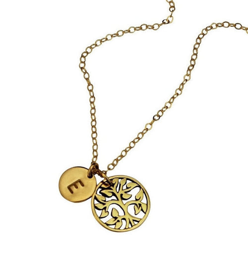 Tree of Life Gold Necklace