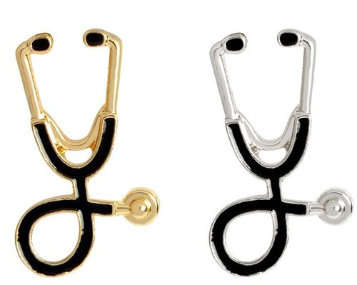 Nurse stethoscope pin - LillaDesigns