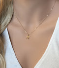 Script Initial 14 K Gold fill necklace