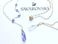 White Crystal Necklace with Swarovski Elements