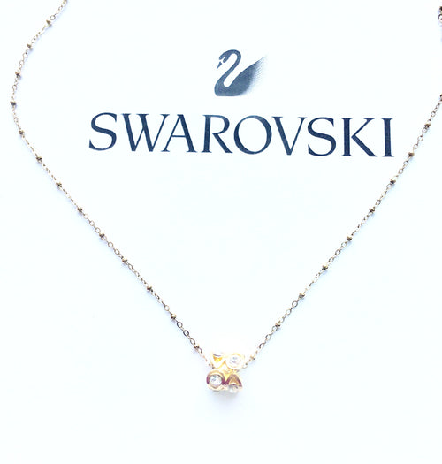 Golden Choker Crystal Necklace with Swarovski Elements - LillaDesigns